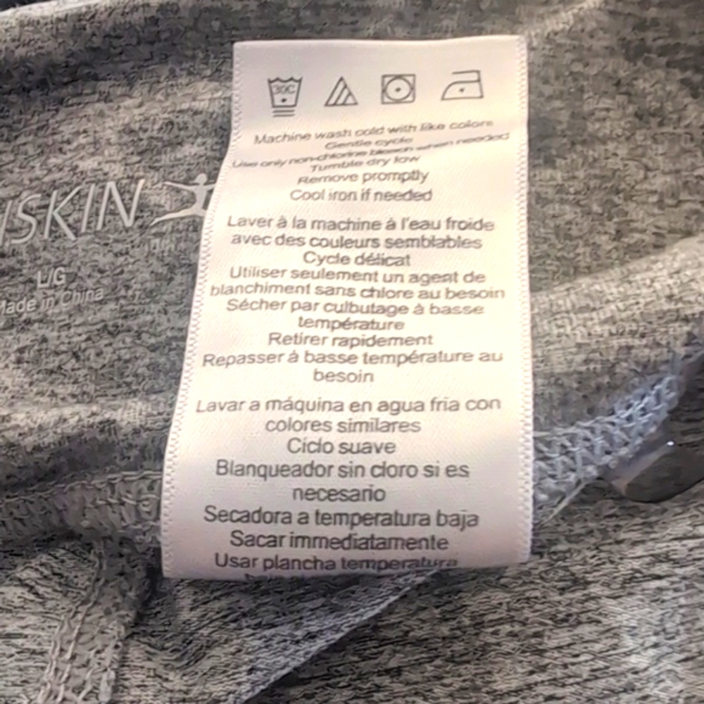 Danskin Gray Activewear Leggings Size Large - Picture 5 of 11